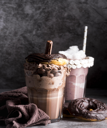 dessert-with-donuts-marshmallows