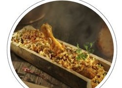 Bamboo Chicken Dum Biryani