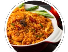 Schezwan Prawn Rice